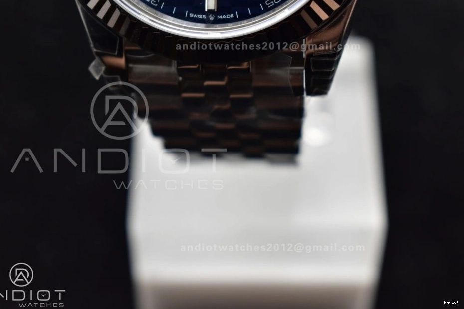Blue VS3235 Jubilee Checked DateJust 126334 Best 1:1 Bracelet Dial SS on 41 VSF Edition 904L 0418